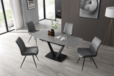 109 Grey Ceramic Extendable Dining Table from ESF Furniture - Luna Furniture