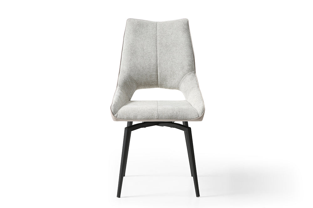 109 Grey Table with 1239 Chairs Dining Table and 4 Chairs from ESF Furniture - Luna Furniture