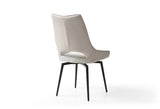 109 Grey Table with 1239 Chairs Dining Table and 4 Chairs from ESF Furniture - Luna Furniture