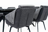 Dining table + 6x Chairs from ESF Furniture - Luna Furniture