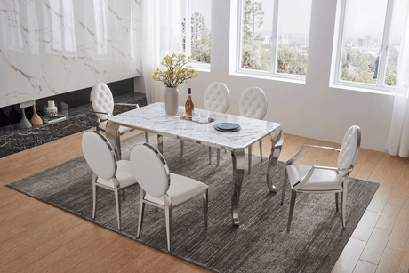 Zig Zag Dining Table 160 from ESF Furniture - Luna Furniture