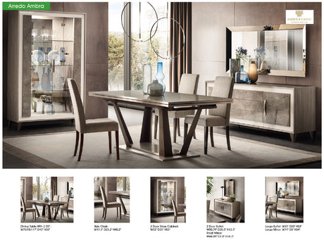 Arredo Ambra 1 Door Vitrine from ESF Furniture - Luna Furniture
