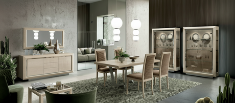 Elite Ivory Betulla Sabbia 2 Door China from ESF Furniture - Luna Furniture