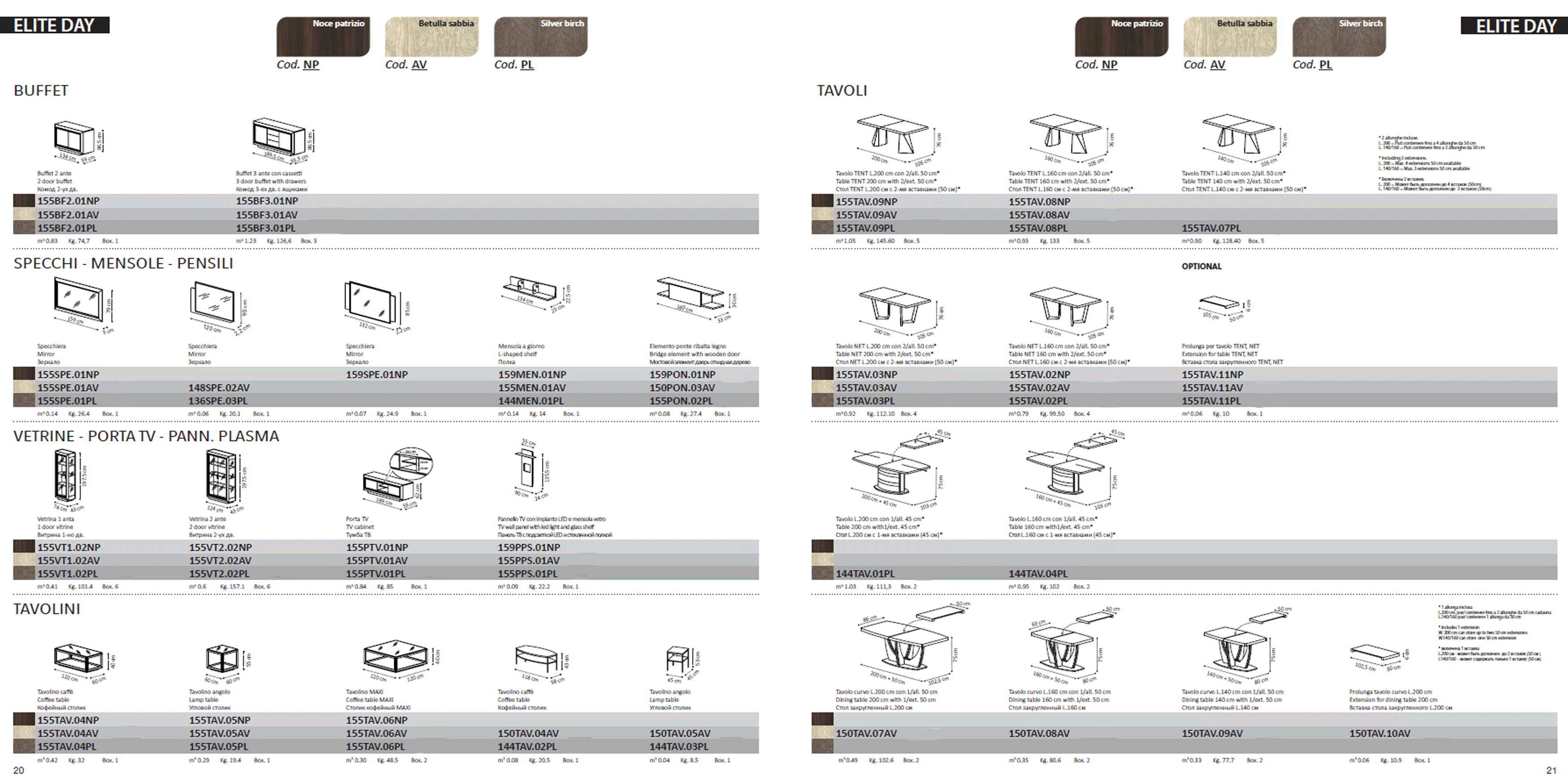 Elite Dining Ivory Comp 2 Betulla Sabbia Dining Table and 4 Chairs from ESF Furniture - Luna Furniture