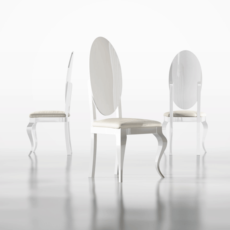 Carmen White Curio 2-Door from ESF Furniture - Luna Furniture