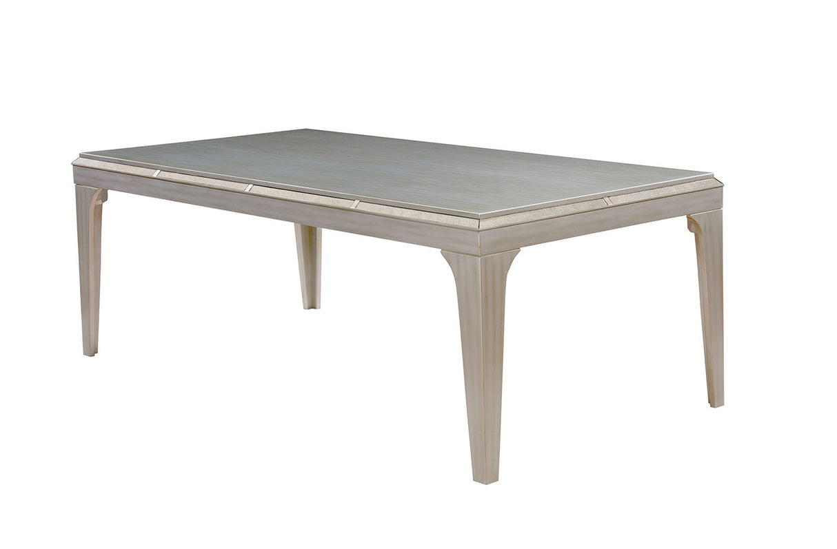 Diocles Silver/Gray Dining Table from Furniture of America - Luna Furniture