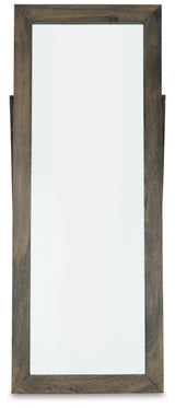 Dirkins Brown Floor Mirror from Ashley - Luna Furniture