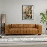 Dixon Waxy Tan Leather Sofa from Ashcroft Furniture - Luna Furniture