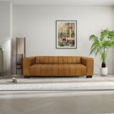 Dixon Waxy Tan Leather Sofa from Ashcroft Furniture - Luna Furniture