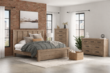 Oliandon Light Brown King Panel Bed, Dresser and Chest from Ashley - Luna Furniture