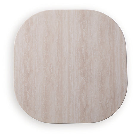 Dolan Creek Beige/Brown Outdoor End Table from Ashley - Luna Furniture