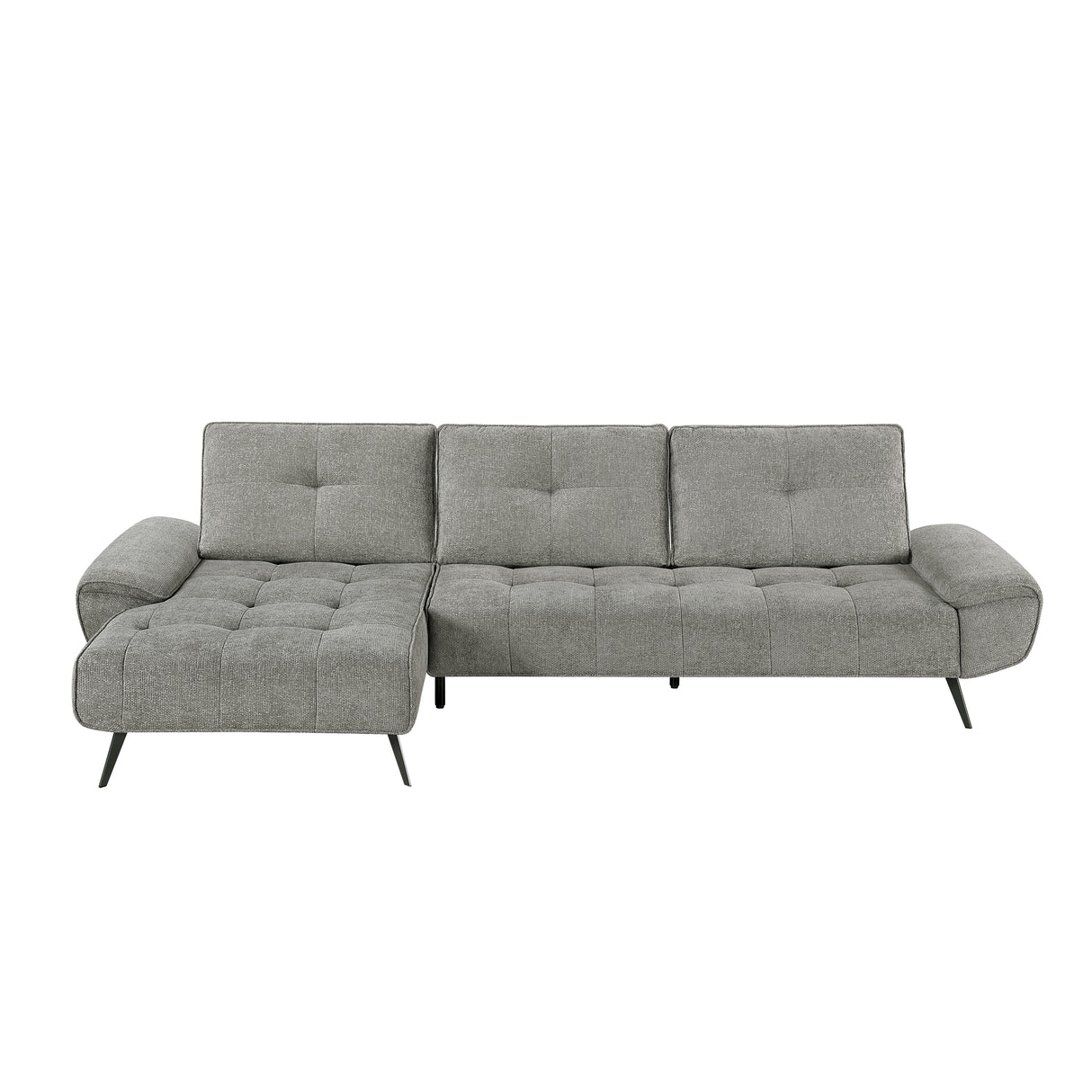 8400DVG*2LC2R (2)2-Piece Sectional with Left Chaise and Dual-position Backs for Adjustable Seat Depth from Homelegance - Luna Furniture