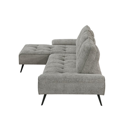 8400DVG*2LC2R (2)2-Piece Sectional with Left Chaise and Dual-position Backs for Adjustable Seat Depth from Homelegance - Luna Furniture