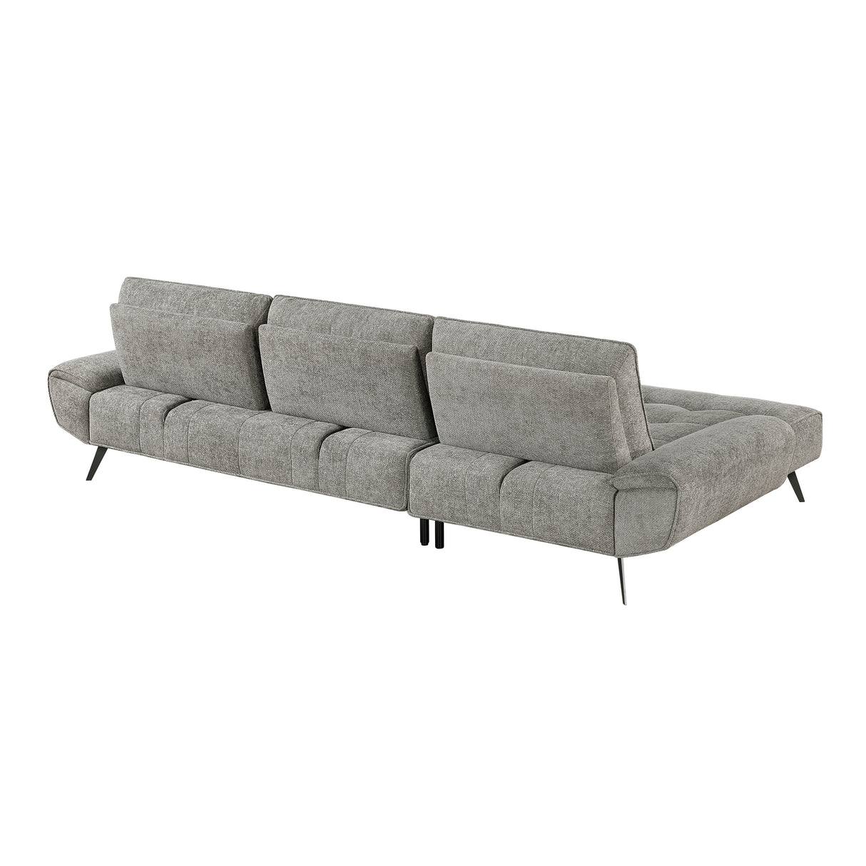 8400DVG*2LC2R (2)2-Piece Sectional with Left Chaise and Dual-position Backs for Adjustable Seat Depth from Homelegance - Luna Furniture