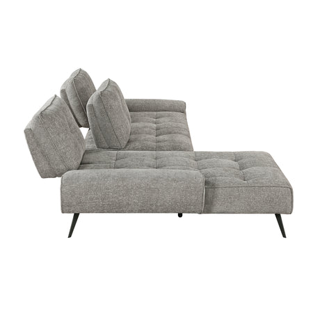 8400DVG*2LC2R (2)2-Piece Sectional with Left Chaise and Dual-position Backs for Adjustable Seat Depth from Homelegance - Luna Furniture