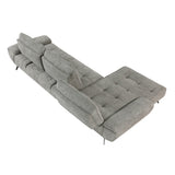 8400DVG*2LC2R (2)2-Piece Sectional with Left Chaise and Dual-position Backs for Adjustable Seat Depth from Homelegance - Luna Furniture