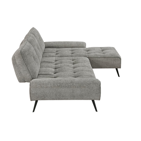 8400DVG*22LRC (2)2-Piece Sectional with Right Chaise and Dual-position Backs for Adjustable Seat Depth from Homelegance - Luna Furniture
