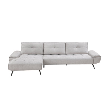 8400LTG*2LC2R (2)2-Piece Sectional with Left Chaise and Dual-position Backs for Adjustable Seat Depth from Homelegance - Luna Furniture