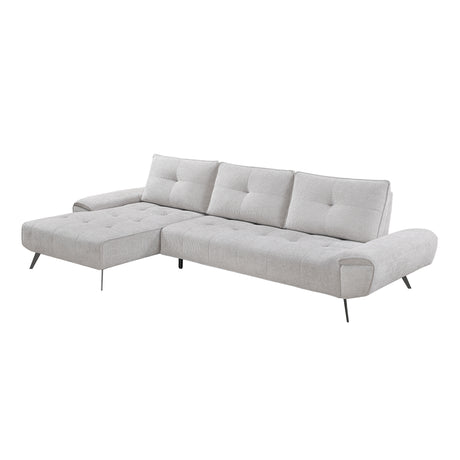 8400LTG*2LC2R (2)2-Piece Sectional with Left Chaise and Dual-position Backs for Adjustable Seat Depth from Homelegance - Luna Furniture