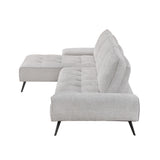 8400LTG*2LC2R (2)2-Piece Sectional with Left Chaise and Dual-position Backs for Adjustable Seat Depth from Homelegance - Luna Furniture