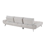8400LTG*2LC2R (2)2-Piece Sectional with Left Chaise and Dual-position Backs for Adjustable Seat Depth from Homelegance - Luna Furniture