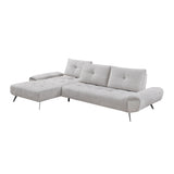 8400LTG*2LC2R (2)2-Piece Sectional with Left Chaise and Dual-position Backs for Adjustable Seat Depth from Homelegance - Luna Furniture