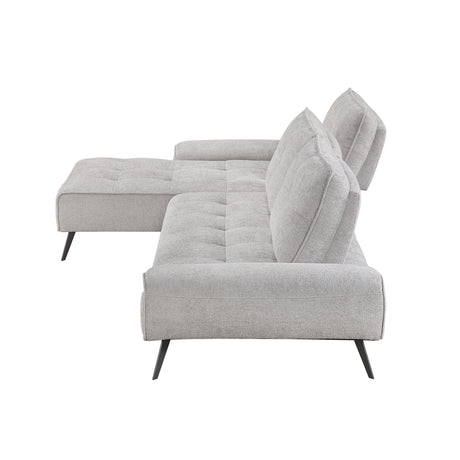 8400LTG*2LC2R (2)2-Piece Sectional with Left Chaise and Dual-position Backs for Adjustable Seat Depth from Homelegance - Luna Furniture