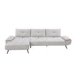 8400LTG*2LC2R (2)2-Piece Sectional with Left Chaise and Dual-position Backs for Adjustable Seat Depth from Homelegance - Luna Furniture