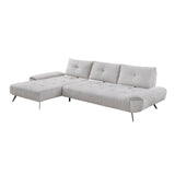 8400LTG*2LC2R (2)2-Piece Sectional with Left Chaise and Dual-position Backs for Adjustable Seat Depth from Homelegance - Luna Furniture