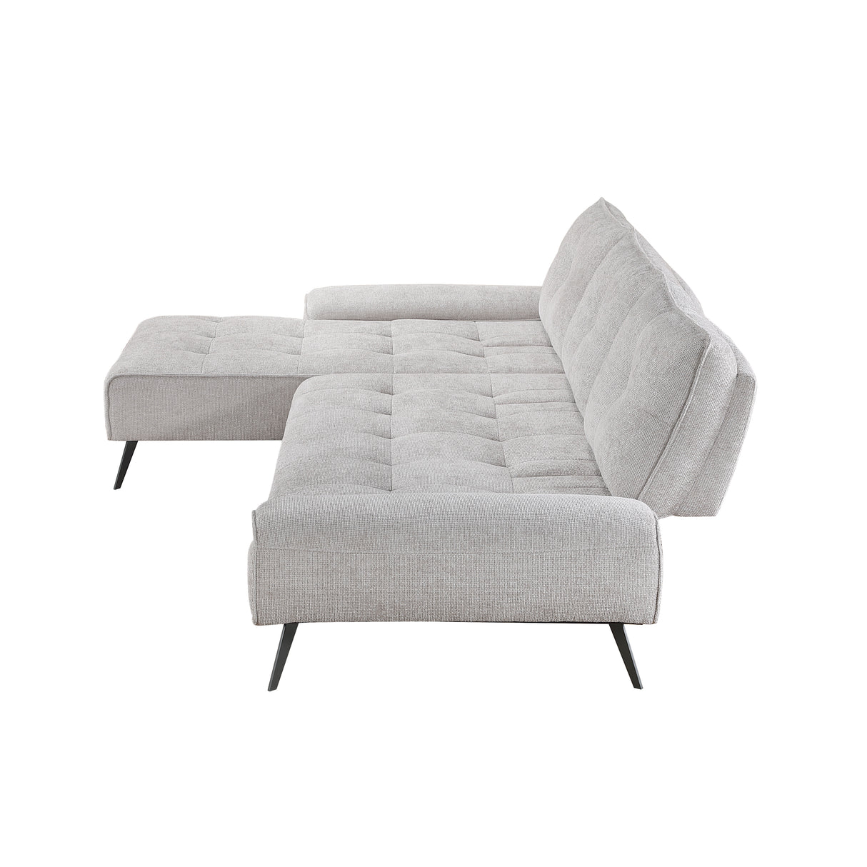 8400LTG*2LC2R (2)2-Piece Sectional with Left Chaise and Dual-position Backs for Adjustable Seat Depth from Homelegance - Luna Furniture