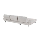 8400LTG*2LC2R (2)2-Piece Sectional with Left Chaise and Dual-position Backs for Adjustable Seat Depth from Homelegance - Luna Furniture