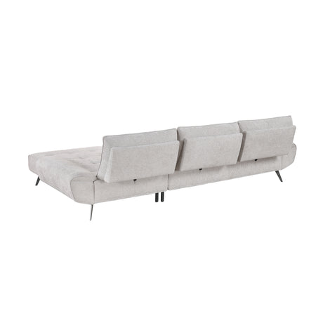 8400LTG*22LRC (2)2-Piece Sectional with Right Chaise and Dual-position Backs for Adjustable Seat Depth from Homelegance - Luna Furniture