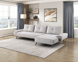 8400LTG*22LRC (2)2-Piece Sectional with Right Chaise and Dual-position Backs for Adjustable Seat Depth from Homelegance - Luna Furniture