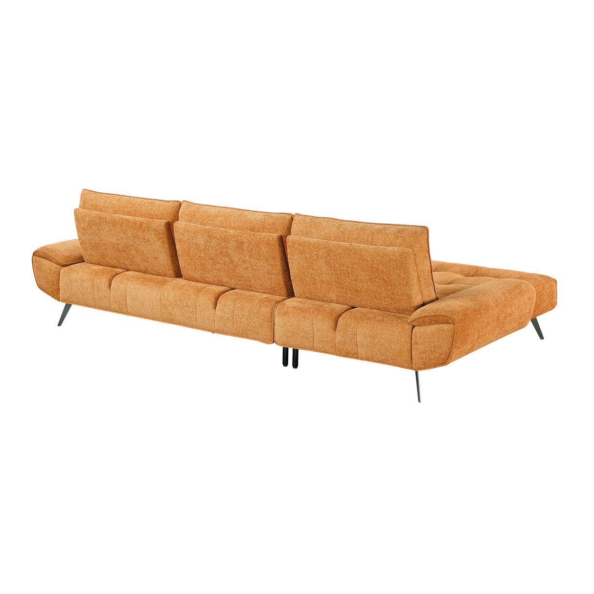 8400RNG*2LC2R (2)2-Piece Sectional with Left Chaise and Dual-position Backs for Adjustable Seat Depth from Homelegance - Luna Furniture