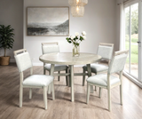 Domino Light Gray 5-Piece Dining Set from Happy Homes - Luna Furniture
