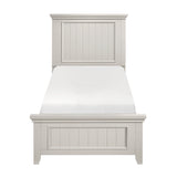 Donahue White Twin Panel Bed from Homelegance - Luna Furniture