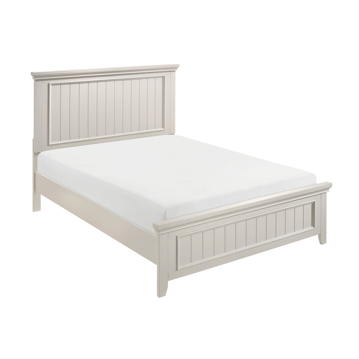 Donahue White Queen Panel Bed from Homelegance - Luna Furniture