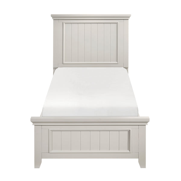 Donahue White Twin Panel Bed
