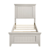 Donahue White Twin Panel Bed from Homelegance - Luna Furniture