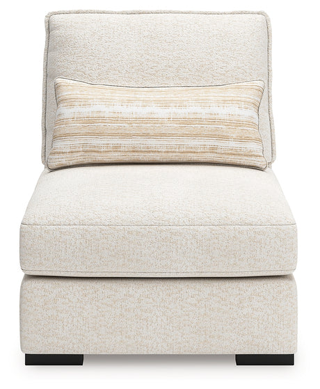 Donelson Creek Vanilla Armless Chair from Ashley - Luna Furniture