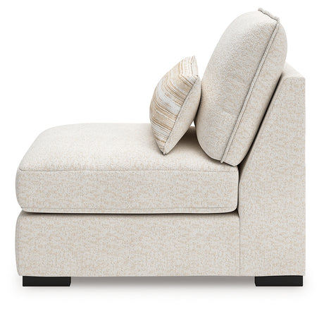 Donelson Creek Vanilla Armless Chair from Ashley - Luna Furniture