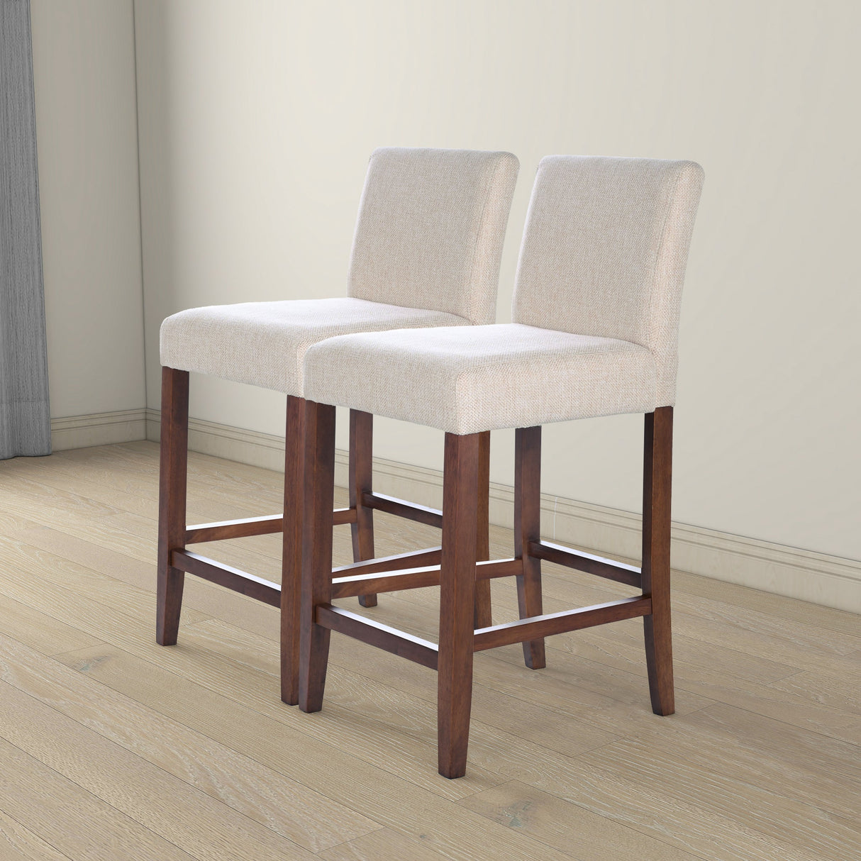 Dorian Beige Counter Height Chair from Midinmod - Luna Furniture