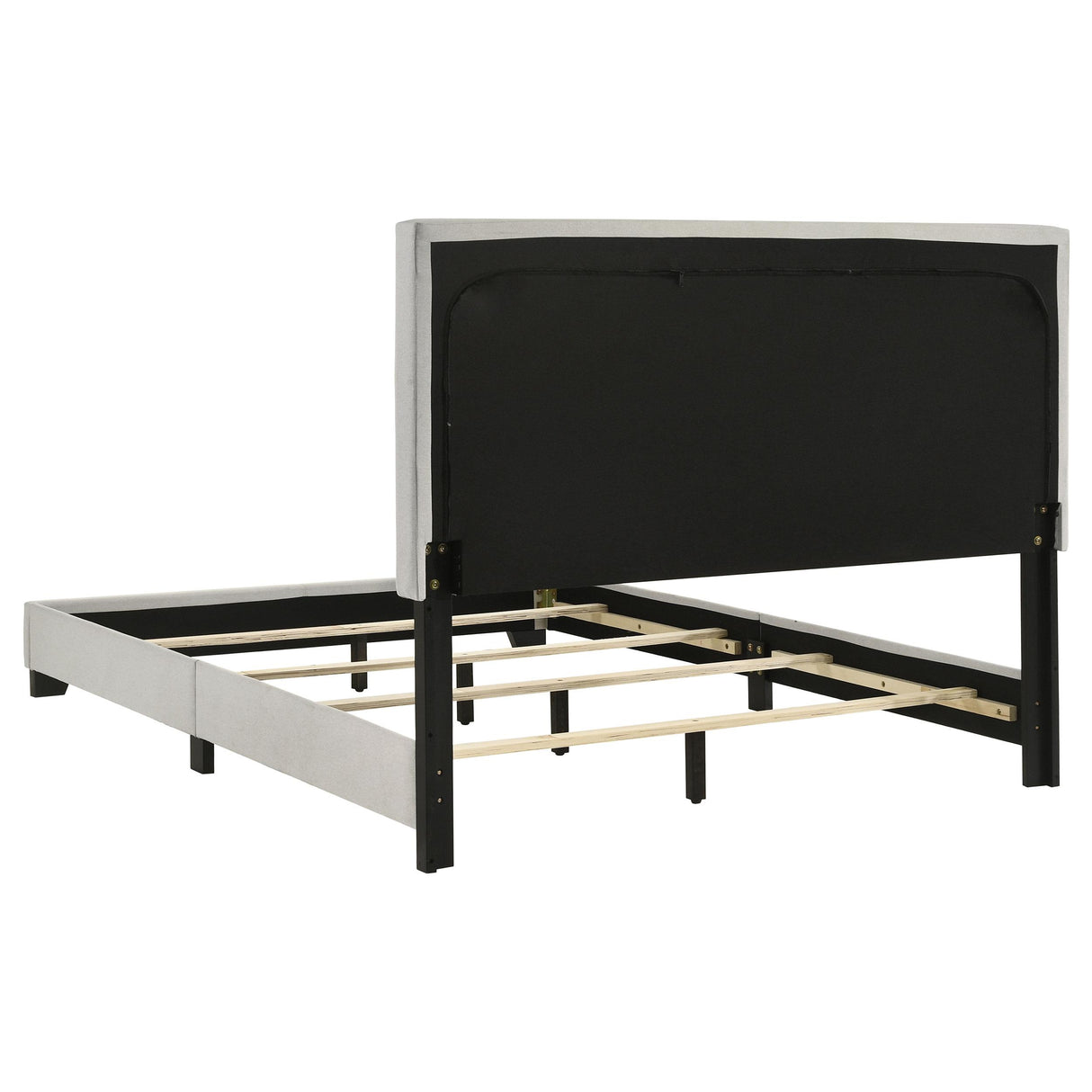 Dorian Cream Upholstered Full Panel Bed from Coaster - Luna Furniture