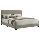 Dorian Taupe Upholstered California King Panel Bed from Coaster - Luna Furniture