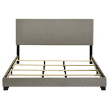Dorian Taupe Upholstered California King Panel Bed from Coaster - Luna Furniture