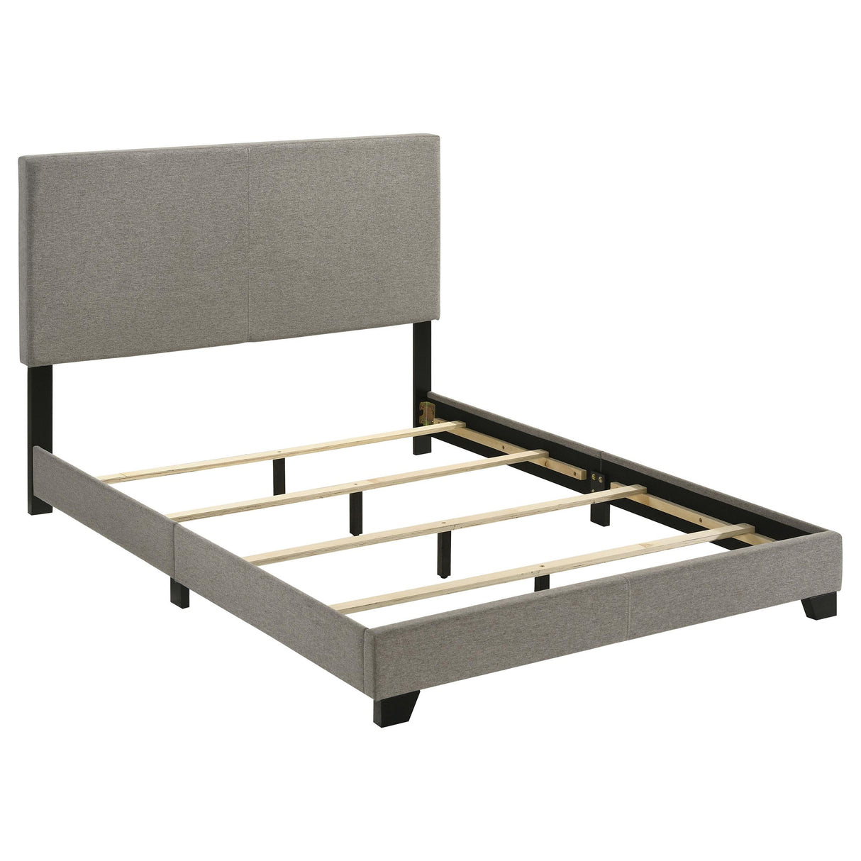 Dorian Taupe Upholstered Full Panel Bed from Coaster - Luna Furniture