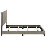 Dorian Taupe Upholstered Full Panel Bed from Coaster - Luna Furniture