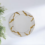 Dorinda Gold 36 x 36 Inch Round Kintsugi Style Wall Mirror from Coaster - Luna Furniture