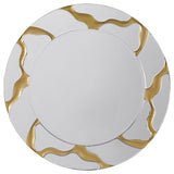 Dorinda Gold 36 x 36 Inch Round Kintsugi Style Wall Mirror from Coaster - Luna Furniture