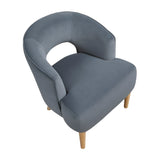 Dorset Dark Gray Accent Chair from Homelegance - Luna Furniture